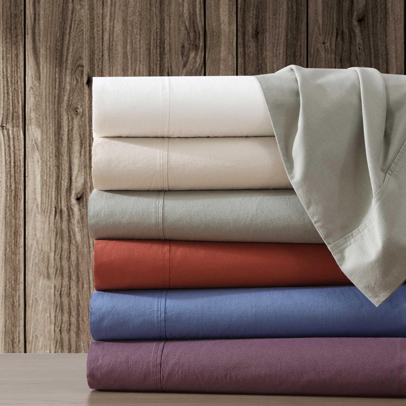 Eddie Bauer - Queen Sheet Set, Washed Percale Bedding Set