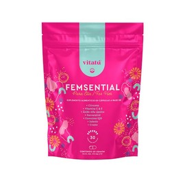 Vitatú | Femsential suplemento diseñado para mujer, con Ácido alfa Lipóico, Coenzima Q10, Resveratrol, Cromo, Cúrcuma, Selenio, Vitamina C y E, 60 cap