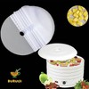 8pcs Round Silicone Dehydrator Sheets,13in Non-stick Fruit Dehydrator Mats,Reusable Steamer
