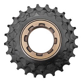 3 Speed Freewheel, Mountain Bike Flywheel, Steel 18 21 24T Cycle Freewheel Cycling Replacement Part for Spin Hub Accessory,Freewheel Rear Gear Accessories