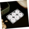 SHOWERORO 1Set Gemstone Display Box with Lid Jewelry Organizer Case