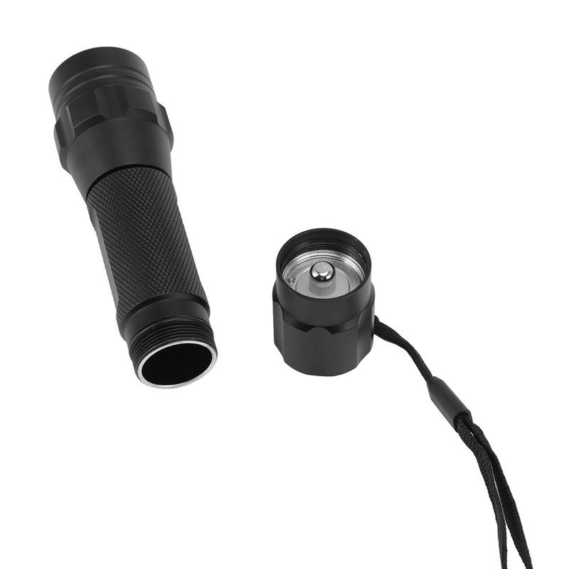 Green Light LED Flashlight Zoomable Portable Single Mode Green Hunting