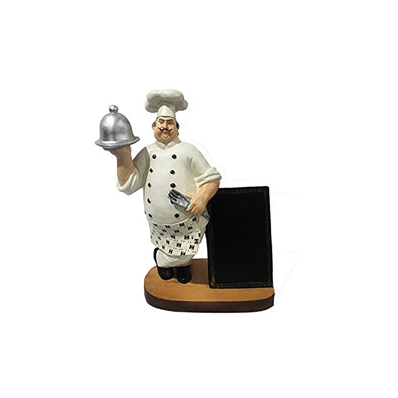 Essential Décor Entrada Collection Polyresin Chef Decor, 15 by 12