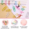 Eupneicu Eupneicu Büroklammern Bunt [280 Pcs], Wiederverwendbare Paper Clips Für