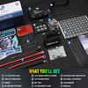 MICTUNING P1s RGB 6 Gang Switch Panel, Multifunction Toggle Momentary