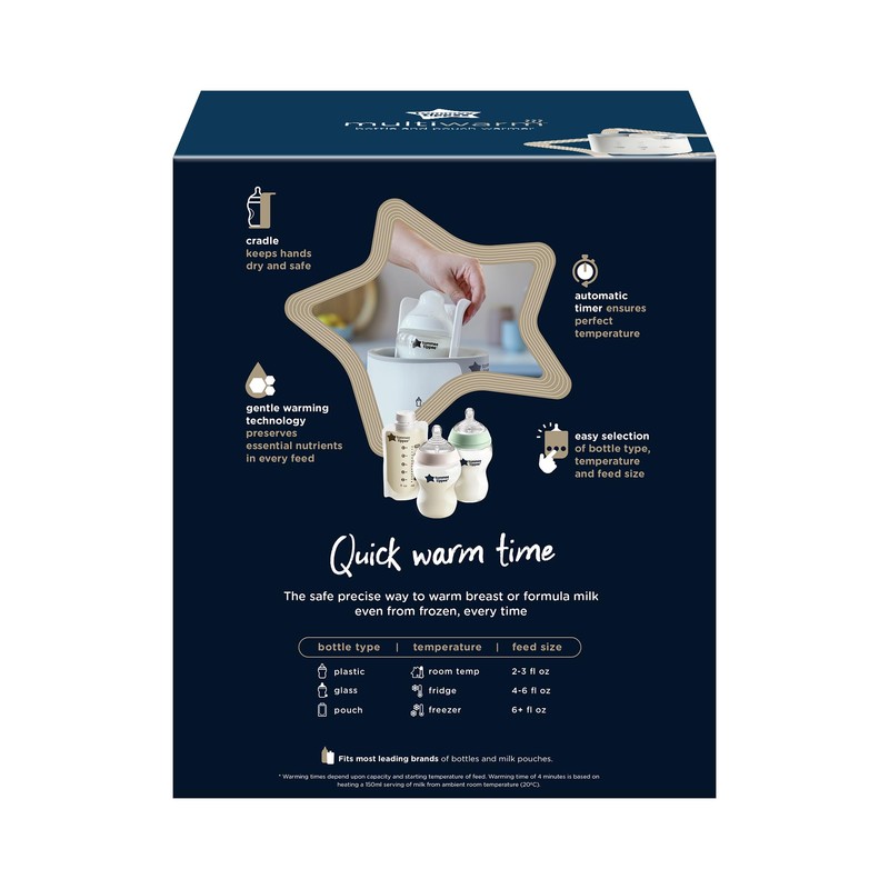 Tommee Tippee All-in-One Advanced Electric Bottle and Food Pouch Warmer,