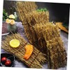 Mikinona 6pcs Bamboo Sushi Arrangement Table Trays for Eating Mini