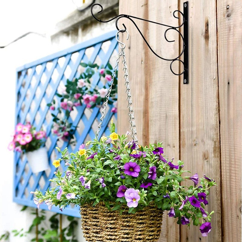 Spotact 2 Pcs Outdoor Hanging Plants Hangers 11.81 * 7.48