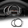 KUNGKIC Car Centre Tachometer Frame Sticker Carbon Fibre for Mini