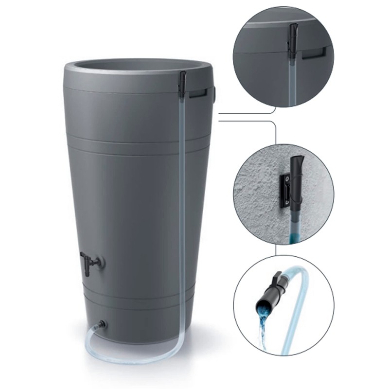 Ikanset 4 Accessory Set for Rainwater Tanks/Bins (Pack of 5)