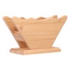 Bamboo Coffee Filter Paper Holder Hand Drip Coffee Filter Paper