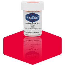 Americolor Powder Food Color, 3gm, Red