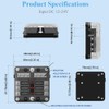 WUPP 12 Volt Fuse Block, Waterproof Boat Fuse Panel with