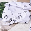 Soccer Triangle Scarf for Cat Dog Pet Soccer Print Bandana