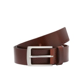 JACK & JONES Men's Jacstockholm Leather Belt Noos, Brown Stone