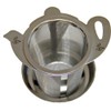 Stainless Steel teapot Tea Infuser/Strainer with lid/Base