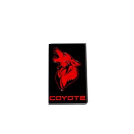 Coyote Badge Shop - GT350 Style Coyote Badge (Red/Black)