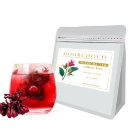 Hibiscus Tea Bags, 50 Teabags,107g,3.8Oz- Premium Hibiscus Flower Tea Bag - Cultivated From Yunnan - Non-GMO - Caffeine-free
