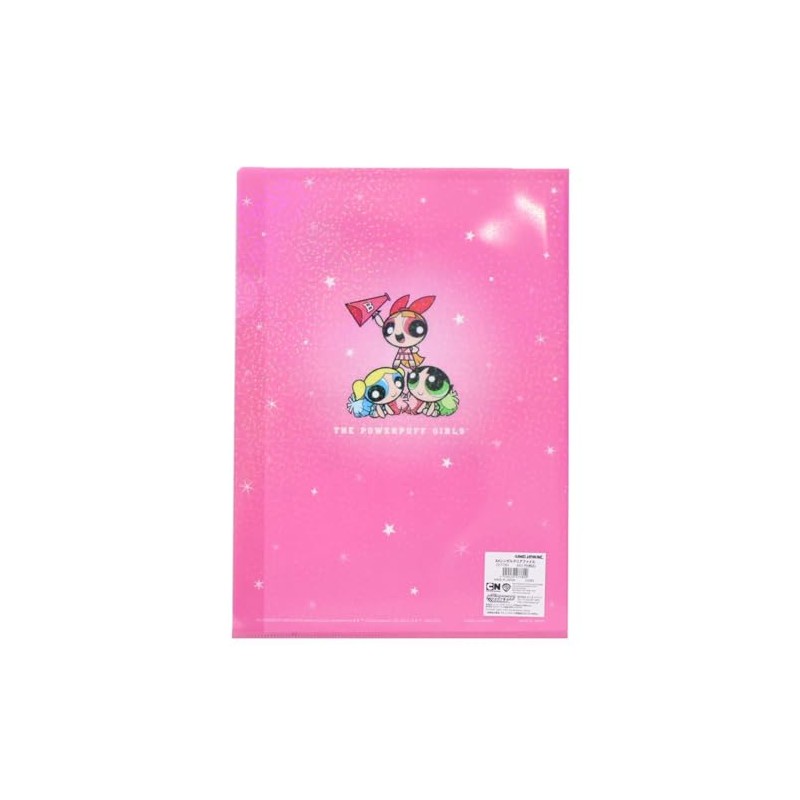 Powerpuff Girls Clear Folder A4 Single Clear File / Pink