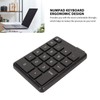 Bluetooth 5.1 Numeric Keypad 19 Keys Ergonomic Number Pads Battery