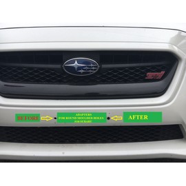 License Plate Mounting Bracket Round Hole Adapter Kit for Subaru Impreza 2.0i 2012-2023 - Plate Holder Set with 6 Screw Bolts & Wrench Kit, License Tag Mounting Kit, Plate Holders, Car Accessories