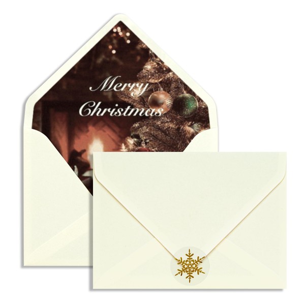 Christmas Envelopes 5x7 Envelopes for Invitations 30 Pack Envelopes for