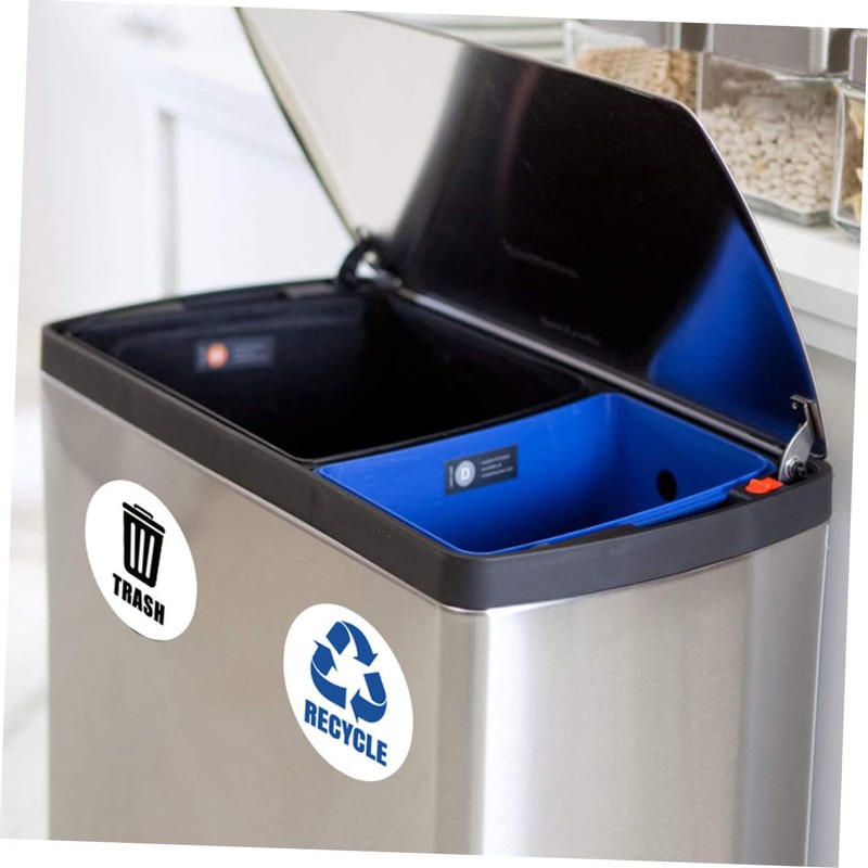 Operitacx Bin Stickers Numbers for Trash Garbage Can Sticker of