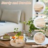 SUPERFINDINGS 3 Sizes Wooden Display Risers Wood Pedestal Stand Wood