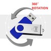 mosDART Paquete de 10 Flash Drives USB 2.0, Azul, 16GB
