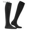 FALKE Women's Family Knee-High Socks Sustainable Cotton Black White More