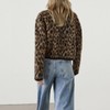 AJELIFHL Women Leopard Print Knit Cardigan Button Front Long Sleeve
