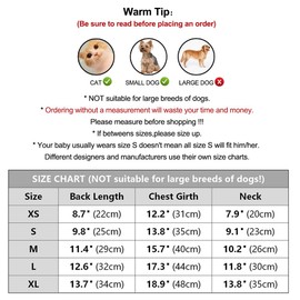 2-Pack Dog Clothes Dogs Cats Onesie Soft Dog Pajamas Cotton Puppy Rompers Pet Jumpsuits Cozy Bodysuits for Small Dogs and Cats