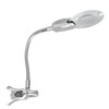 Magnifying Glass with Light Adjustable Flexible Gooseneck Clip On Magnifying