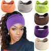 Pack of 6 Headbands for Women Wide Knotted Turban Bandana