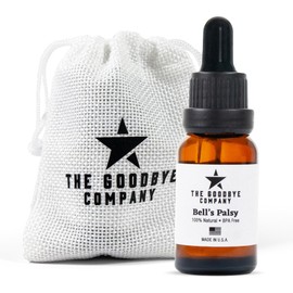 The Goodbye Company Facial Nerve Support Oil – Deep Penetrating Formula for Circulation & Relaxation – Made in USA (15mL)