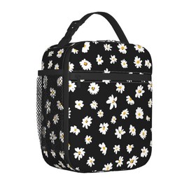 Daisy - Bolsa de almuerzo para mujeres y hombres, lonchera reutilizable con aislamiento, bolsa de gran capacidad para trabajo, pícnic, viajes