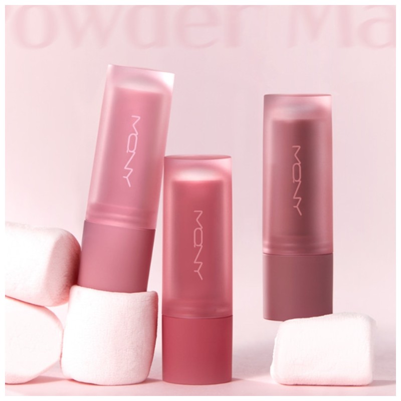 MQNY Powder Soft Matte Lipstick 3.5g, Color:Pink Shower 01