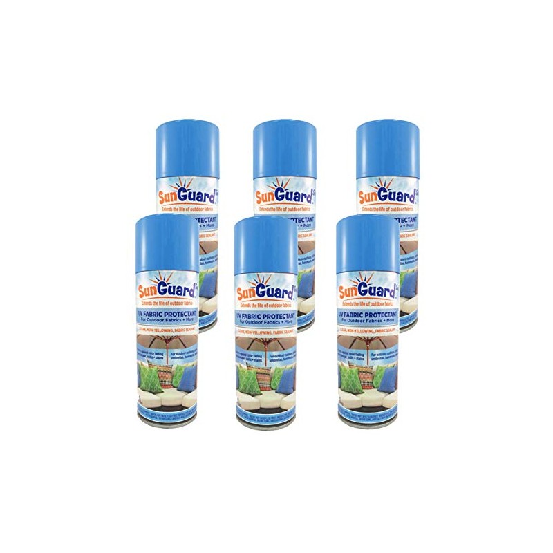 SUNGUARD Fabric UV Protectant and Sealant (6 PACK) Spray for
