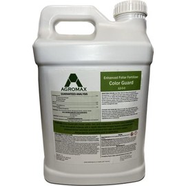12 0 0 Color Guard (2.5 Gallons) by AGROMAX - Liquid Nitrogen Fertilizer Enhanced with Chelated Iron and Micronutrients (Color Booster and Root Builder)