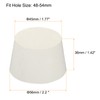 sourcing map Rubber Tapered Plug 45 mm to 56 mm
