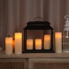 Homemory 9" x 3" Flameless Candles Battery Operated, Flickering LED