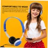 Gatuida 1pc Foldable Boy Girl Headphone Ear Stereo Music Headset