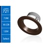 DLR4(v6) 4-inch Oil-Rubbed Bronze Selectable Recessed LED Downlight (DLR4607120SOB)