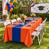 Oudain 4 Pcs Blue and Orange Tablecloth Party Anime Theme