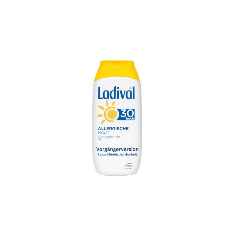 Ladival Allergic Skin Gel Sunscreen, SPF 30, 200 ml