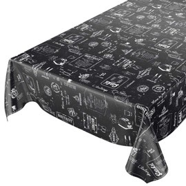 ANRO, oilcloth, wax tablecloth, linen look., 120 x 140cm