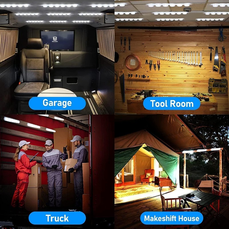 Linkstyle 12V Van Interior Lights, Super Bright 90 LEDs 3030