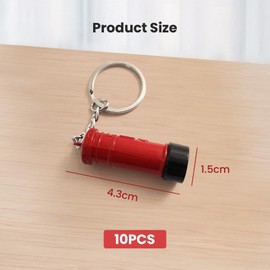 Bamyli 10 Pcs Postbox Keyring,Key Chain London Souvenir,3D Mini Model Key Holder Made of Die Cast Metal, London Red Post Box