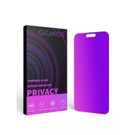 GIGIKISS 16 Pro Max Screen Privacy Purple Screen Protector