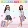 VASCHY Unicorn Lunch Box Bag for Kids, Insulated Reusable Glittery